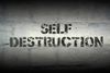 We're Winning the Race of Self Destruction