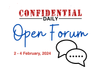 Weekend Open Forum