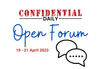 Weekend Open Forum